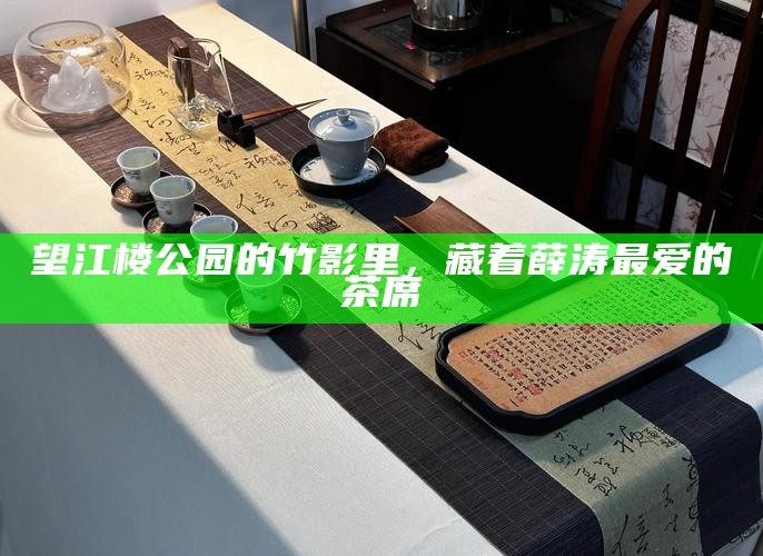 望江楼公园的竹影里,藏着薛涛最爱的茶席